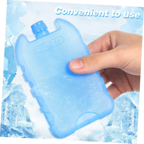 2Pcs Reusable Ice Packs for Air Conditioner Fan, Medium Size Cooling Blocks 2