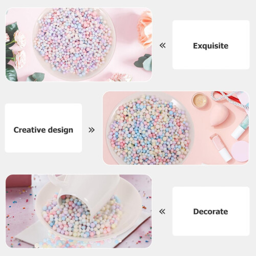 2er-Pack Schaumstoffkugeln, Füllmaterial für Macaron-Boxen, DIY-Dekorationspackung