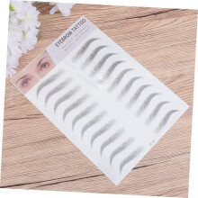 Autocollants de transfert pour sourcils imitation 2 pièces, outil pour sourcils artificiels 3D effet poils pour hommes et femmes