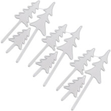Lot de 3 matrices de découpe pour sapin de Noël, pochoirs décoratifs, moule de découpe en métal à faire soi-même