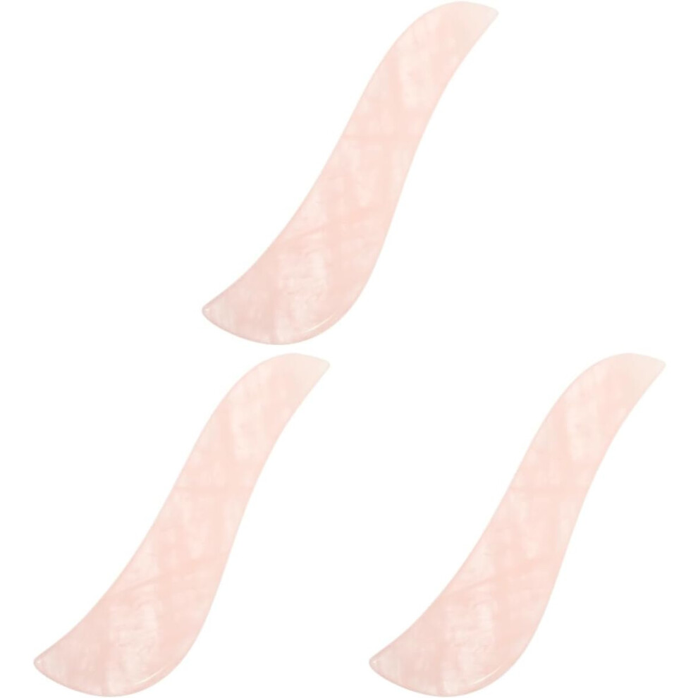 Hkhbjs 3Pcs Natural Stone Scraping Board For Body Skin Spa Facial Massage Tool Gua Sha Scraper