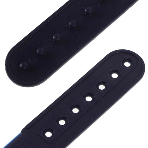 2 Pairs Nylon Snapback Cap Strap with Adjustable 7-Hole Buckle, Stretchable Single Row Fastener 2