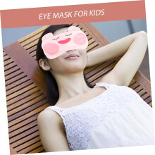 2 stuks verduisterende slaapmaskers voor thuisgebruik, met cartoonprint voor jongens en meisjes, lichtgewicht oogbedekking