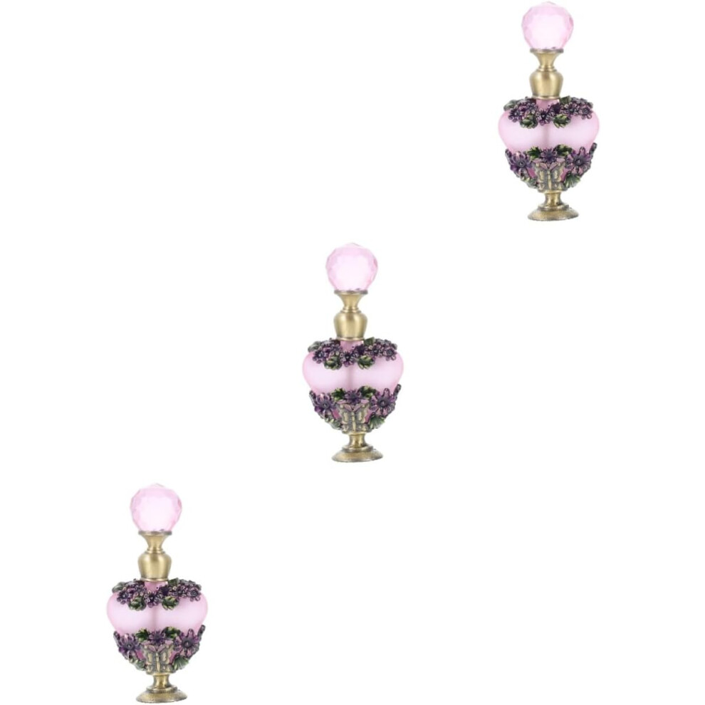 Hkhbjs 3Pcs Aroma Bottle For Essential Oils Middle Eastern Style Perfume Bottle Decor Portable For Scent Water Home