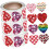 3 Rolls Valentine's Day Heart Shape Stickers Envelope Seal Stickers 1