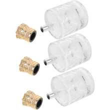 3pcs Travel Perfume Atomizer Bottles Glass Refillable Mini Spray Vials