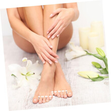 2pairs Soft Silicone Toe Separators for Pedicure and Nail Care Comfortable Gel Toe Dividers