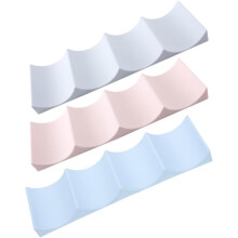 3-teiliges Getränkeregal, Weinregal, Wasserflaschenständer, abgerundete Kanten, PP-Material, minimalistischer Stil