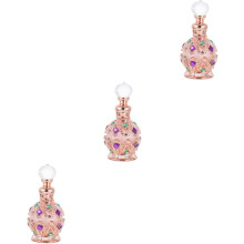 3pcs Glass Empty Bottle for Perfume Storage for Essential Oil Sub Bottle Use as Liquid Container