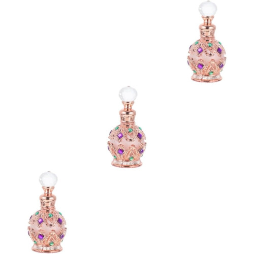 3pcs Glass Empty Bottle for Perfume Storage for Essential Oil Sub Bottle Use as Liquid Container