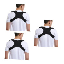 3pcs Invisible Back Posture Corrector Humpback Corrector Elastic Back Shoulder Belt