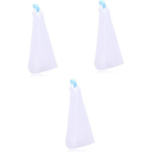 3 retine schiumogene per la pulizia del viso, per sapone detergente, gel doccia e shampoo.