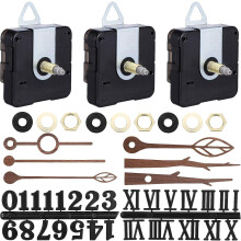 1 Set DIY-Uhrwerk-Bausatz mit Zeigern und Ziffern, Hochleistungsmotor