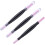 Lot de 3 stylos manucure double embout, bâtonnets exfoliants multifonctions pour les ongles. 1