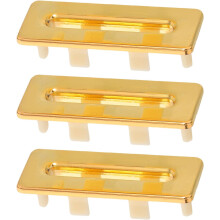 3pcs Golden Zinc Alloy Sink Overflow Drain Cover with Decorative