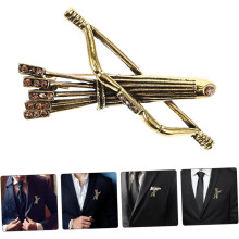 2-delige Viking strikbroche set, metalen sjaalspelden, vintage mantelspelden voor heren, feestaccessoires, antieke goudkleur