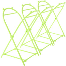 Lot de 3 supports pliables pour sacs poubelle, cadre portable pour sacs poubelle, idéal pour le camping, les pique-niques et le jardin.