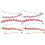 3pairs Floral Strap Replacement Embroidered Shoulder Straps for Dresses Accessory 1