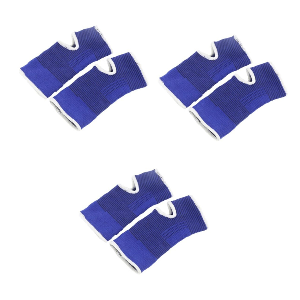 Hkhbjs 3Pairs Knitting Ankle Protector Socks For Gym Running Elastic Ankle Support Brace Guard