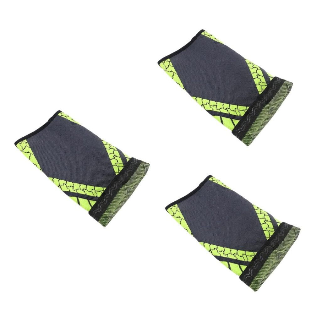 Hkhbjs 3Pcs Elastic Kneecap Support Sleeve For Sports Climbing Hiking Riding Protective Knee Pad