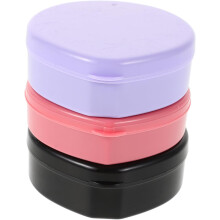 Boîte de nettoyage pour pinceaux de maquillage en forme de cœur (3 pièces), séchage rapide, étui de nettoyage humide