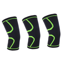 3-teiliges Set Sport-Knieschoner/Kniebandagen