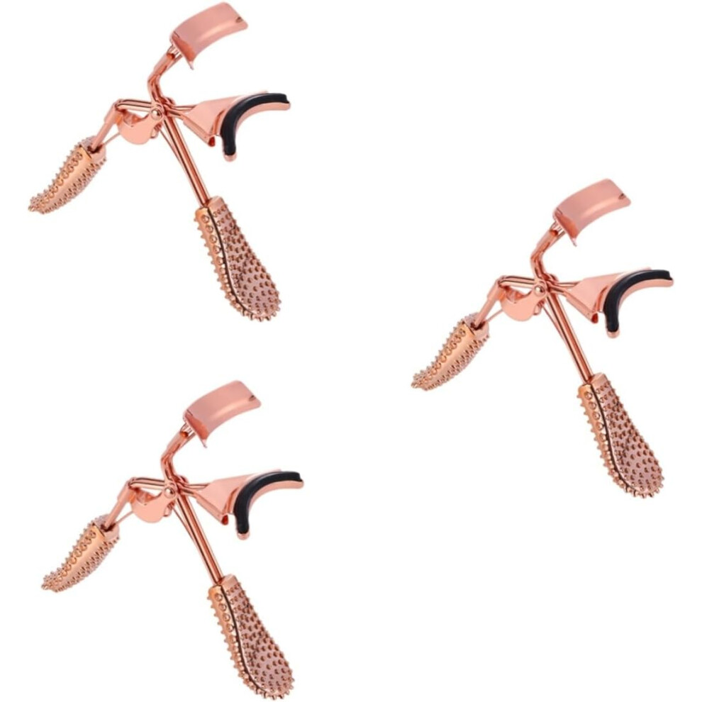 Hkhbjs 3Pcs Mini Eyelash Curler Non-Skid Handle Practical Makeup Eyelashories For Daily Use