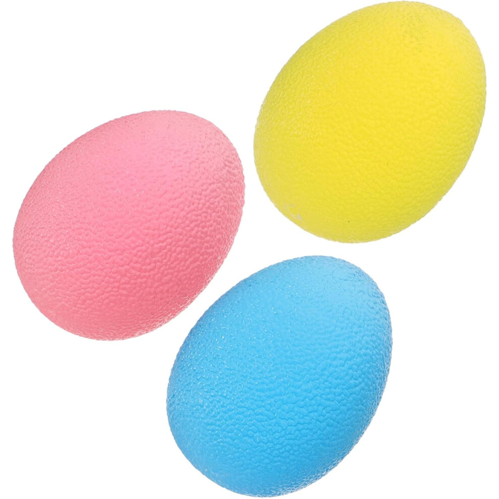Hkhbjs 3Pcs Egg-Shaped Grip Strength Balls Tpe Massage Balls For Hand Strengthener And Fitness Accessories