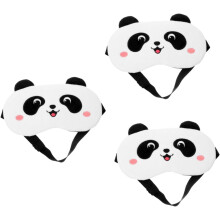 3er-Pack Stitch-Augenmasken, Plüsch-Augenbedeckung, niedliche Schlafmasken für Partys, Jungen und Mädchen