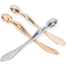 Set di 3 cucchiai massaggianti per occhi, rullo massaggiante professionale per occhi, ideale per uso domestico per alleviare il gonfiore.