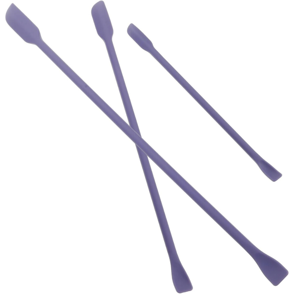 Hkhbjs 3Pcs Mini Silicone Makeup Skincare Spatula Double-Ended For Cosmetics Beauty Routine