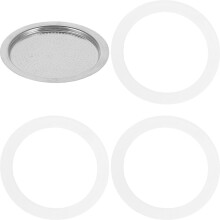 Silikondichtung für Kaffeekannenfilter, Ersatzdichtungsring aus Edelstahl, robustes Küchen- und Kaffeebarzubehör