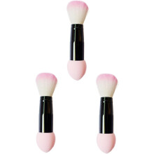 Ensemble de 3 pinceaux Ă blush pour maquillage, outil indispensable pour les femmes, pour le fond de teint et la poudre libre.