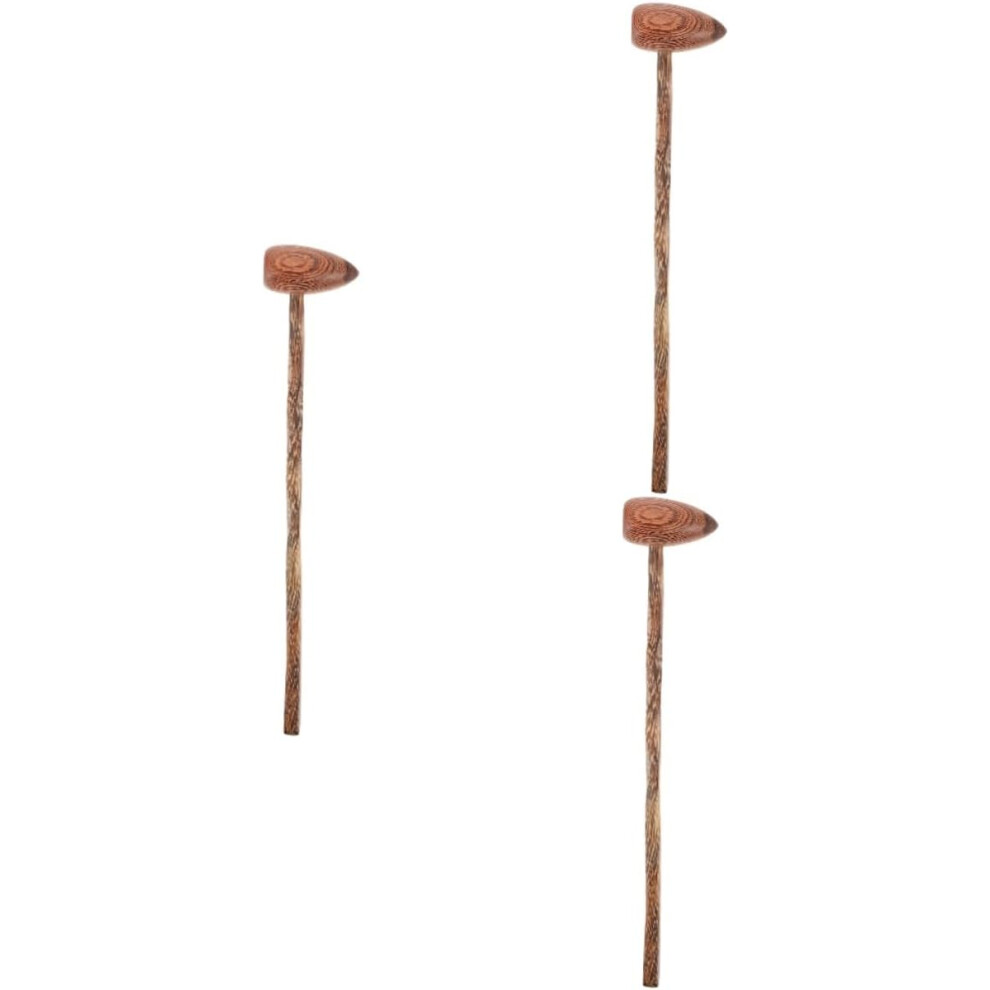 Hkhbjs 3Pcs Acupoint Massage Hammer For Back Therapy Wooden Stress Massage Tool