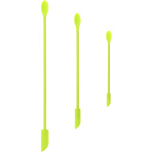 3er-Set kreative Kosmetikflaschen-Schaber, Mini-Spatel aus lebensmittelechtem Silikon