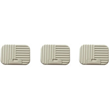 3er-Set Seifenschalen, praktische Seifenablage, 4,5 x 3,5 x 1,5 Zoll, PP-Material, leicht zu transportieren, gute Abdichtung