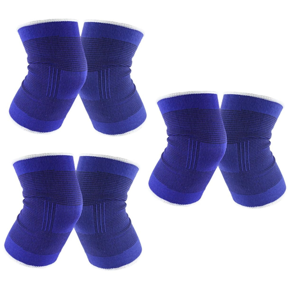 Hkhbjs 3Pairs Knee Braces For Men Women Compression Sleeve For Running Cycling Exercise Protective Cover Pads