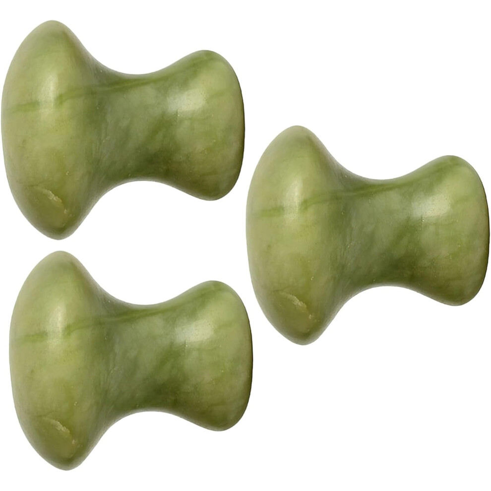 Hkhbjs 3Pcs Mushroom-Shaped Facial Massage Stones Gua Sha Tools For Women Portable Scraping Stone