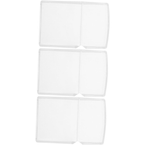 3pcs Transparent Plastic Lighter Case Cover Protective Sleeve