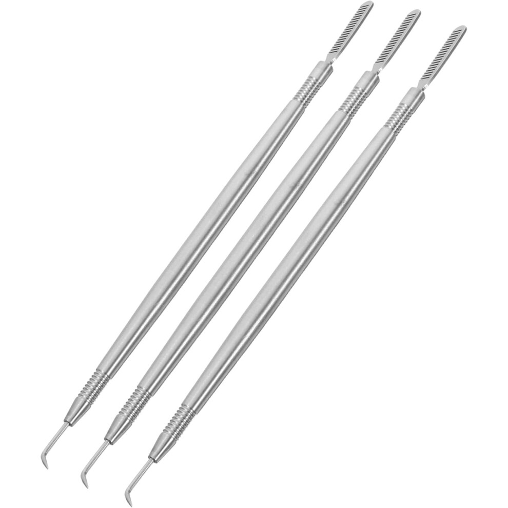 Hkhbjs 3Pcs Professional Lash Separator Tool Stainless Steel Eyelash Extension Separator Eyelash Lift Perm Tool