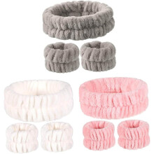 Tragbares Flanell-Stirnband und -Armband mit guter Elastizität und Schweißabsorption