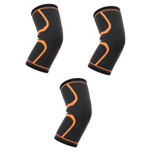 3-teiliges Set Sport-Stützmanschetten mit schützenden Polstern und Kiel-Design