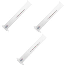 Lot de 3 flacons de test à hydromètre à triple échelle pour alcool, destinés à la vinification.