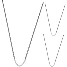 3-teiliges Set Metall-Rundstricknadeln, 3 mm runde Häkelnadeln, Handwebwerkzeuge