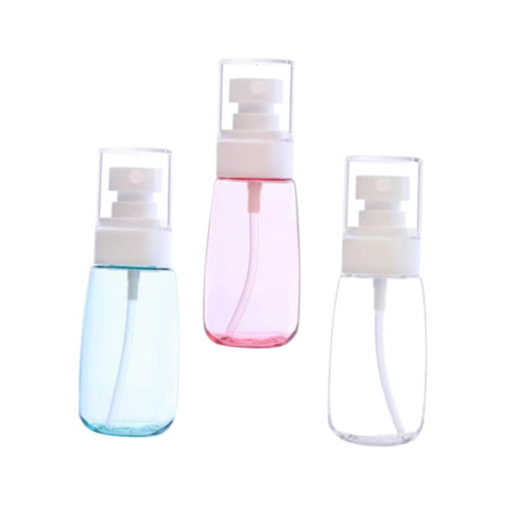 Hkhbjs 3Pcs Empty Spray Bottles Press Pump Bottles Petg Sunscreen Sprayers Portable Travel Accessories Refillable