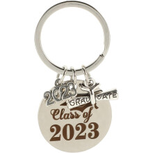 Schlüsselanhänger mit Anhänger zur Abschlussfeier – elegante Farben, ideales Geschenk für Schüler und Klassenkameraden