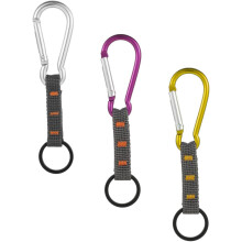3-teiliges Set multifunktionaler Kletterkarabiner-Schlüsselanhänger aus Aluminiumlegierung