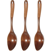 3er-Set Esslöffel aus Holz, kreatives, schlichtes und stilvolles Design, komfortabel