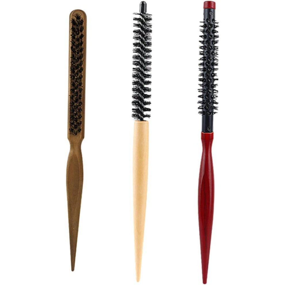 Hkhbjs 3Pcs Wooden Comb For Blow Drying Brush Hairbrush For Women Styling Brush Bang Volumizing