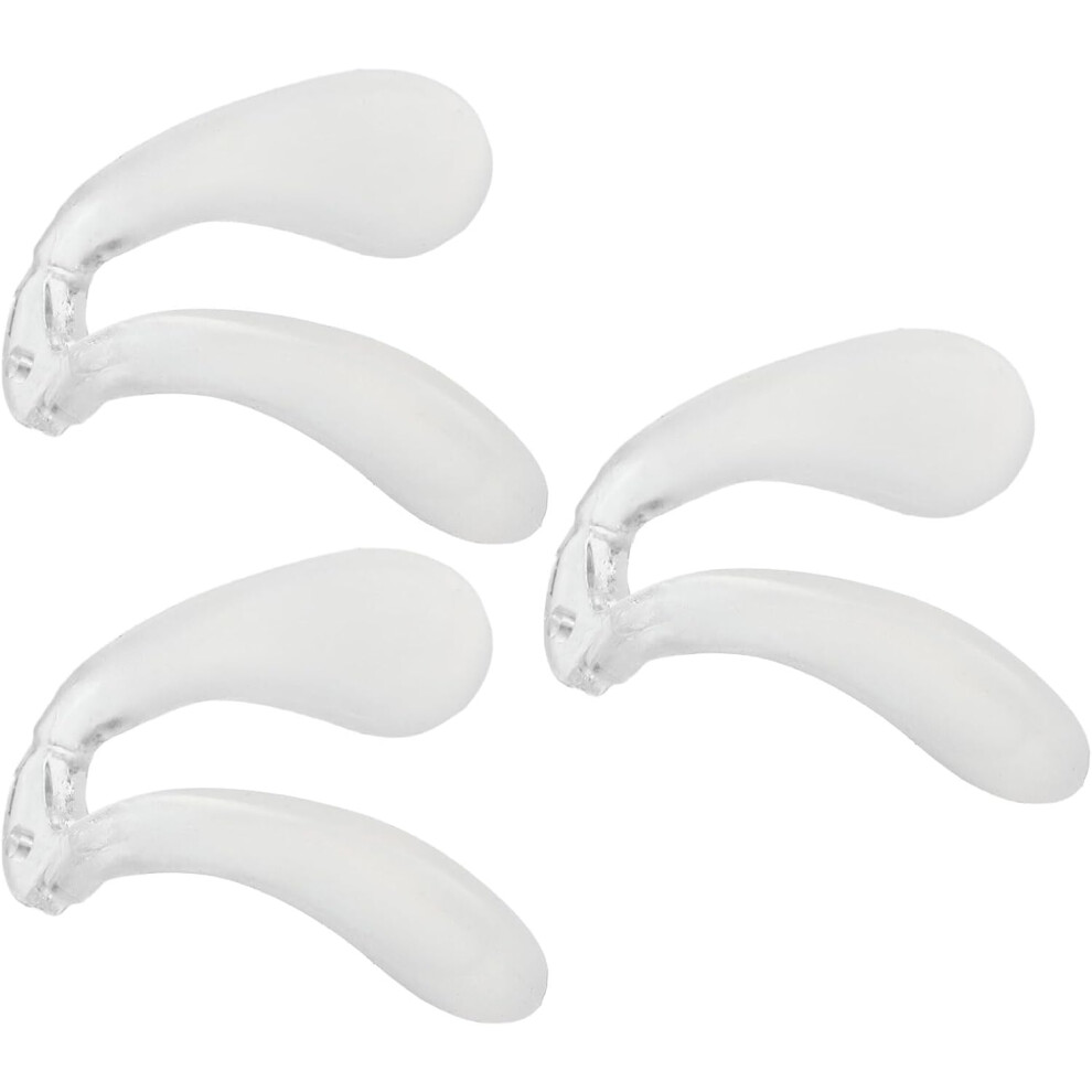 Hkhbjs 3Pcs U-Shaped Soft Silicone Nose Pads For Glasses, Non-Slip Eyewear Replacement Cushions